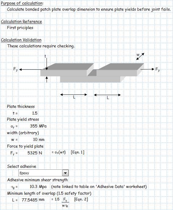Bonded Lap Joint.xls